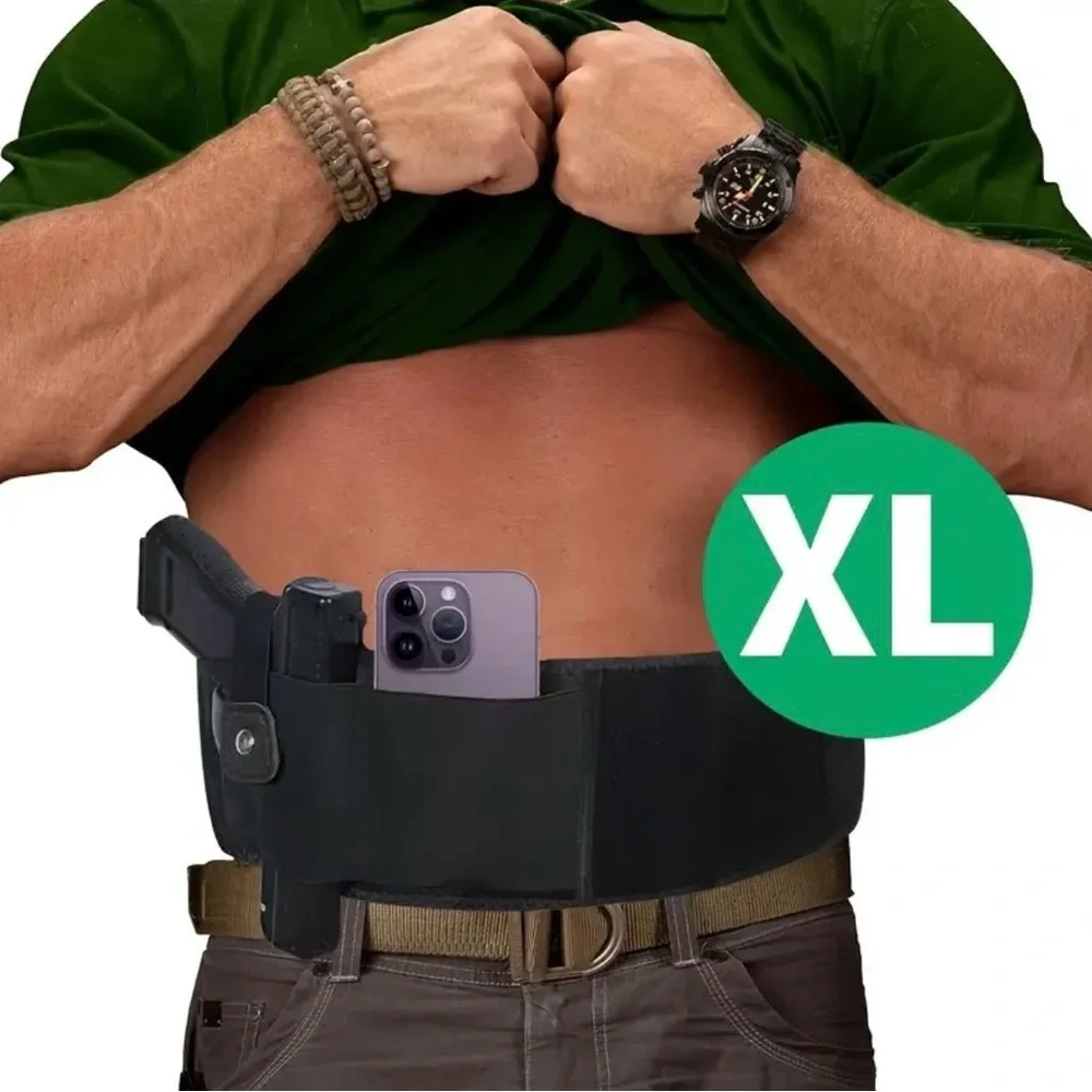 Universal Black Holster Belt, NEW, size XL